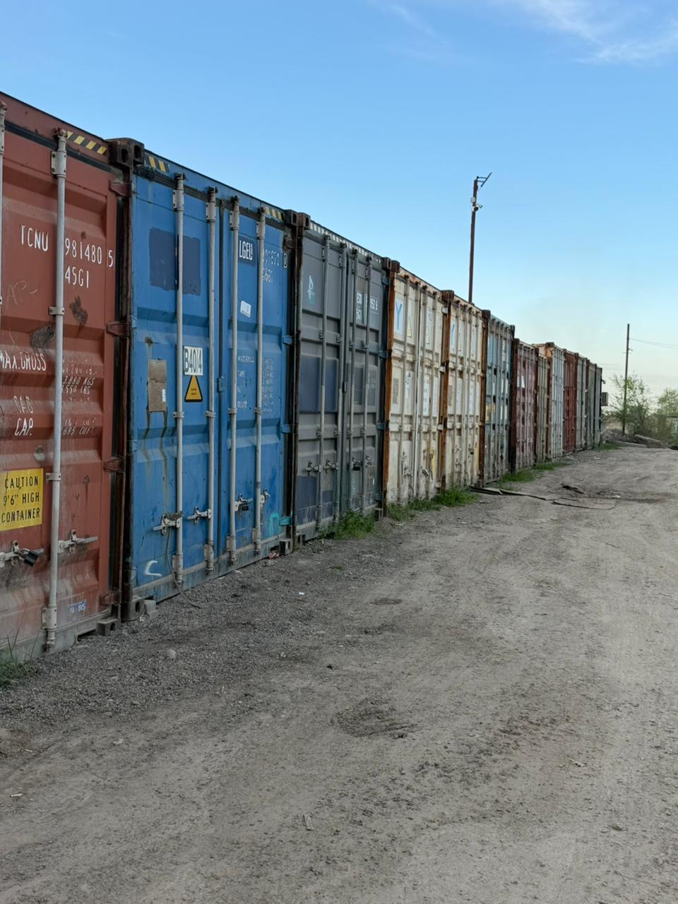 Площадка AR Rent с контейнерами